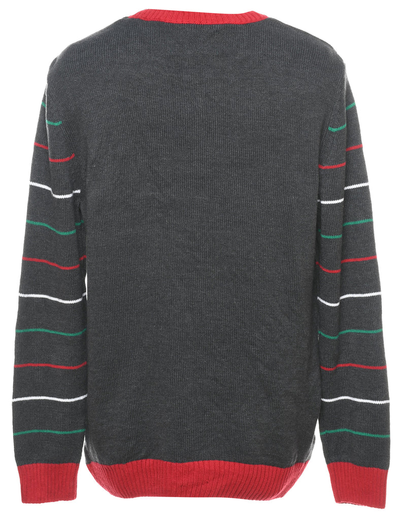 Santa Claus Christmas Jumper - L