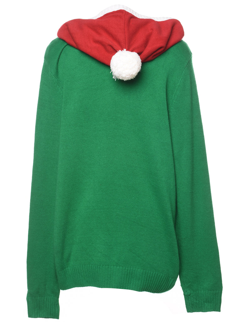 Santa Claus Christmas Jumper - L