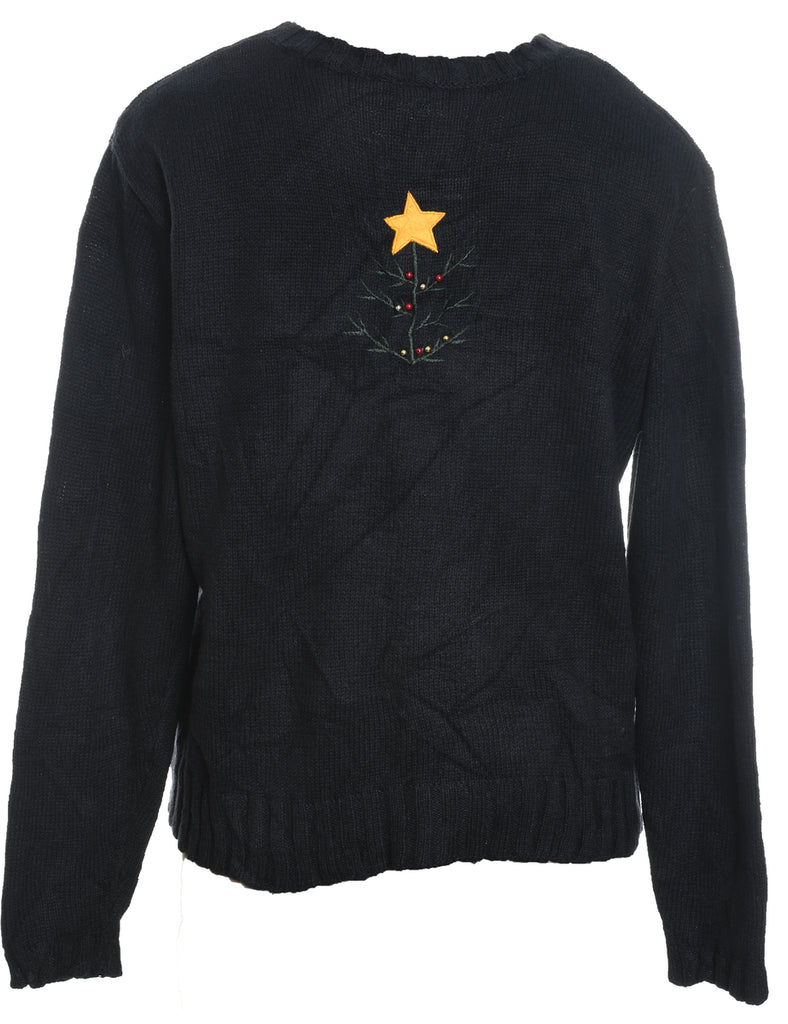 Santa Claus Christmas Jumper - L