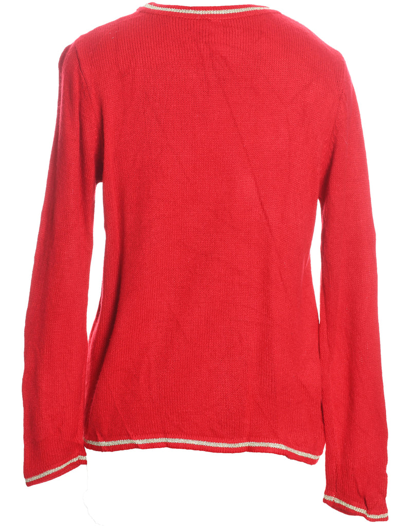 Santa Claus Christmas Jumper - L