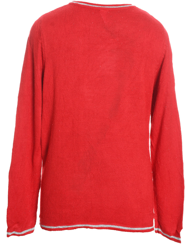 Santa Claus Christmas Jumper - L