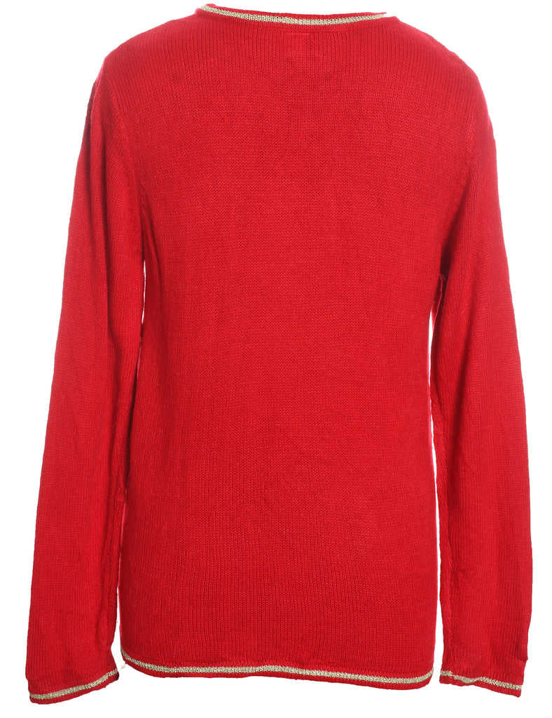 Santa Claus Christmas Jumper - M