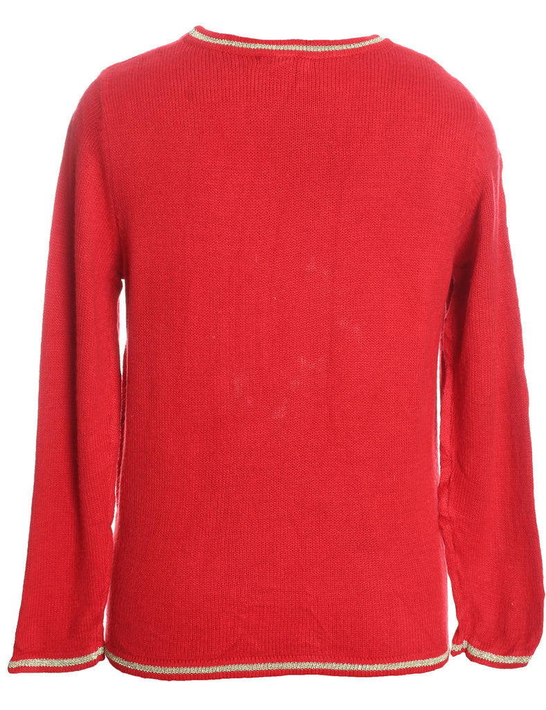 Santa Claus Christmas Jumper - M