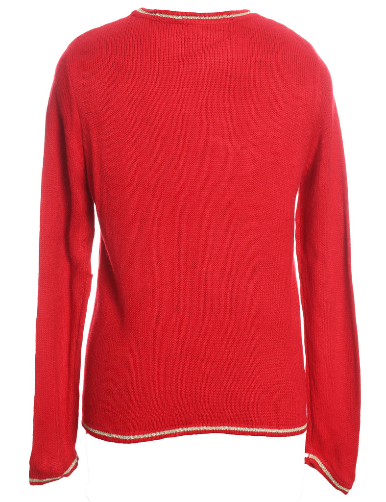 Santa Claus Christmas Jumper - M