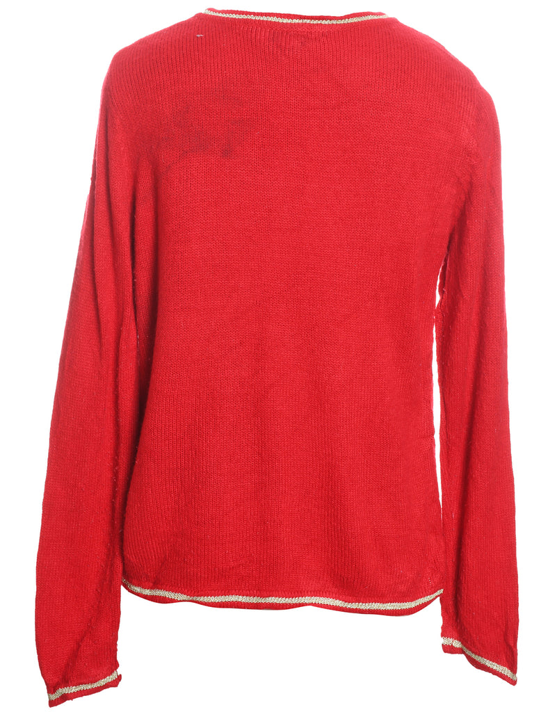 Santa Claus Christmas Jumper - M