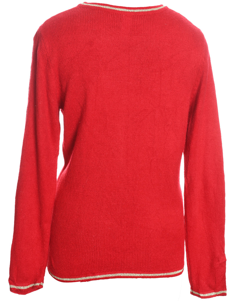 Santa Claus Christmas Jumper - L