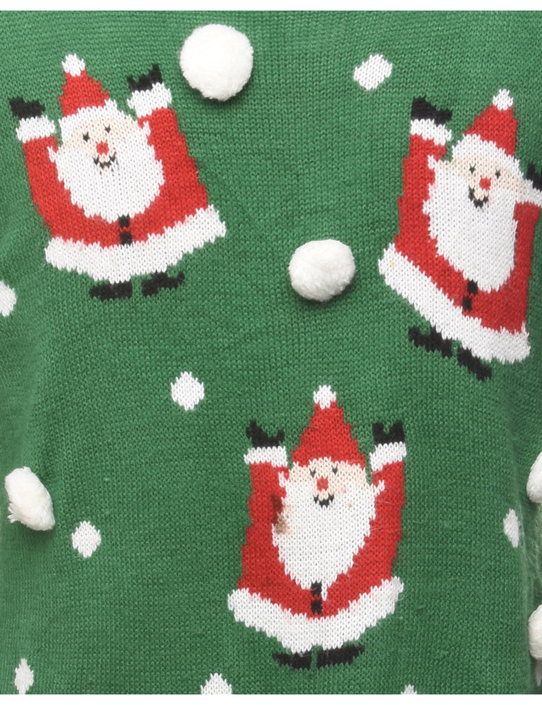 Santa Claus Christmas Jumper - L