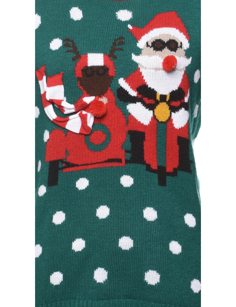 Santa Claus  Christmas Jumper - M