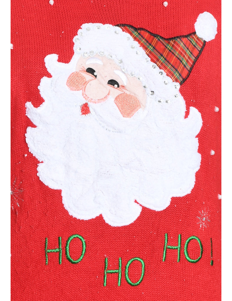 Santa Claus Christmas Jumper - L