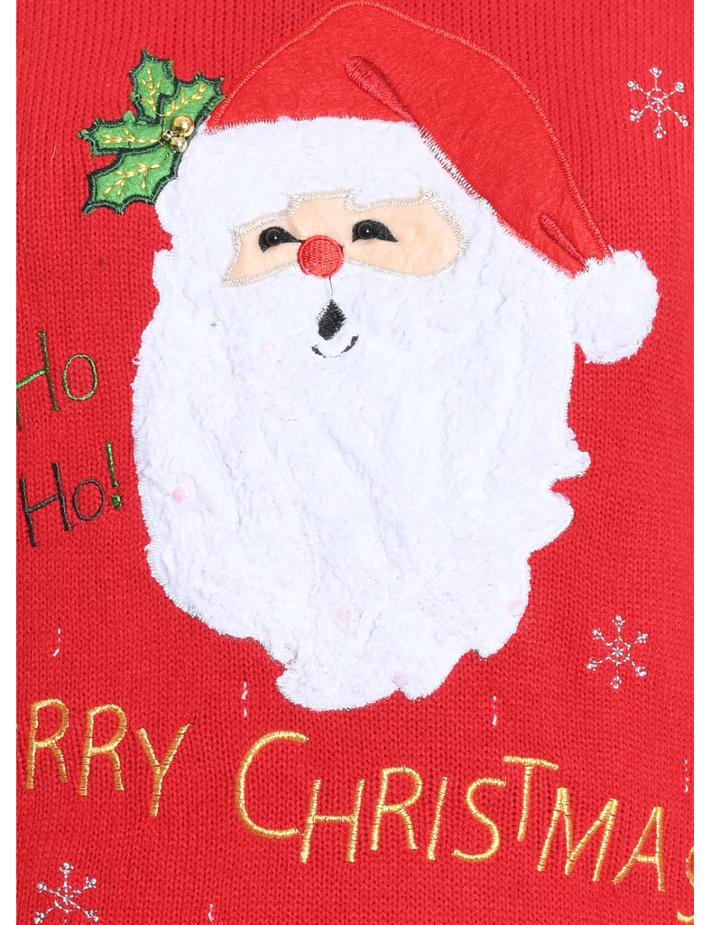 Santa Claus Christmas Jumper - M