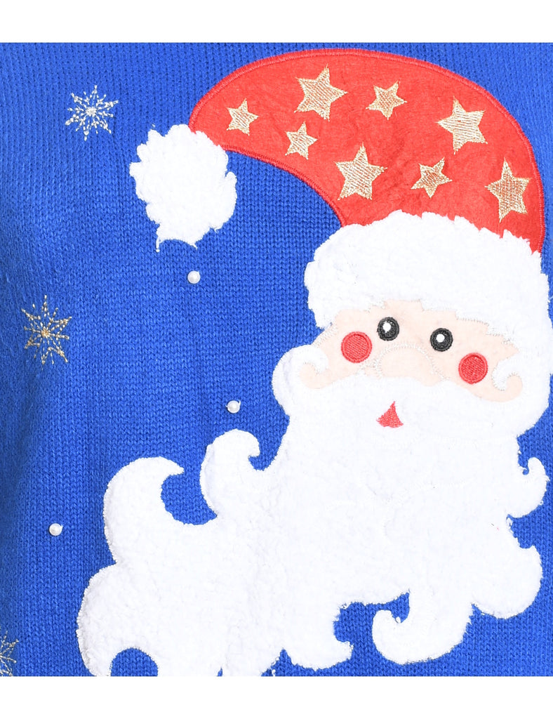 Santa Claus Christmas Jumper - M