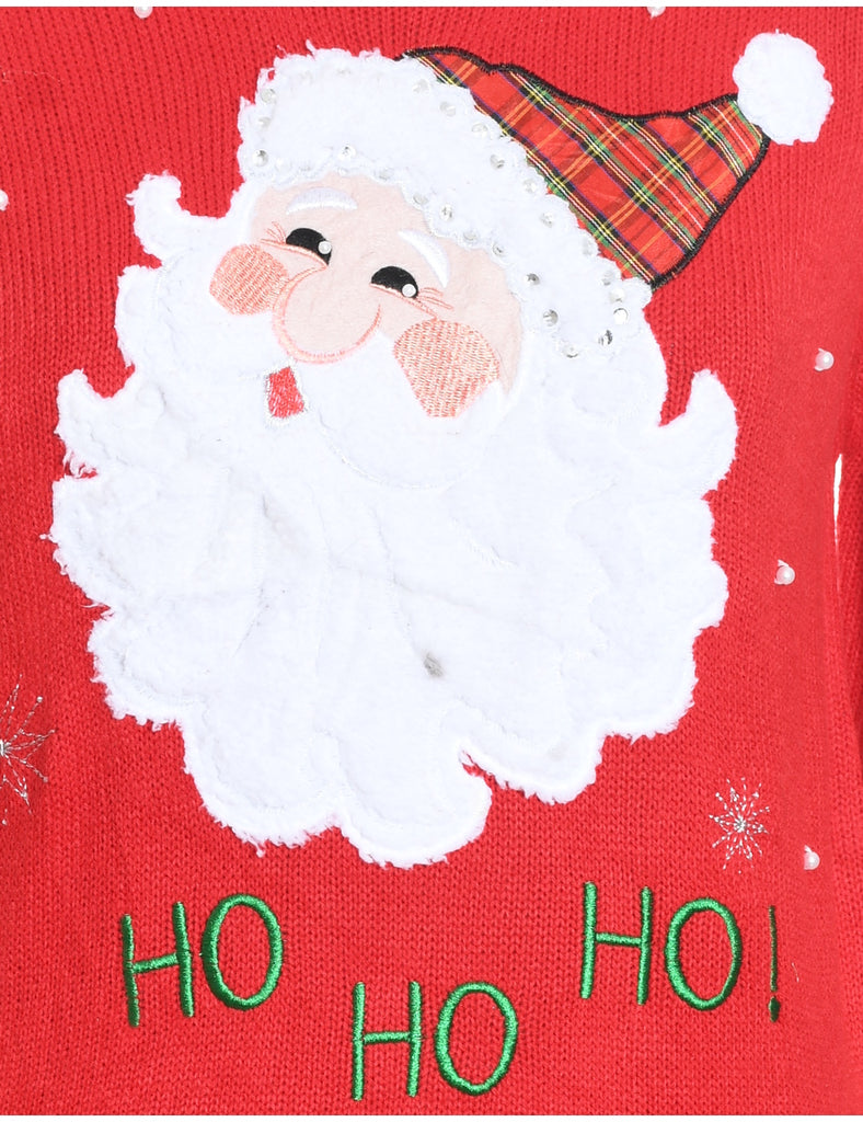 Santa Claus Christmas Jumper - S