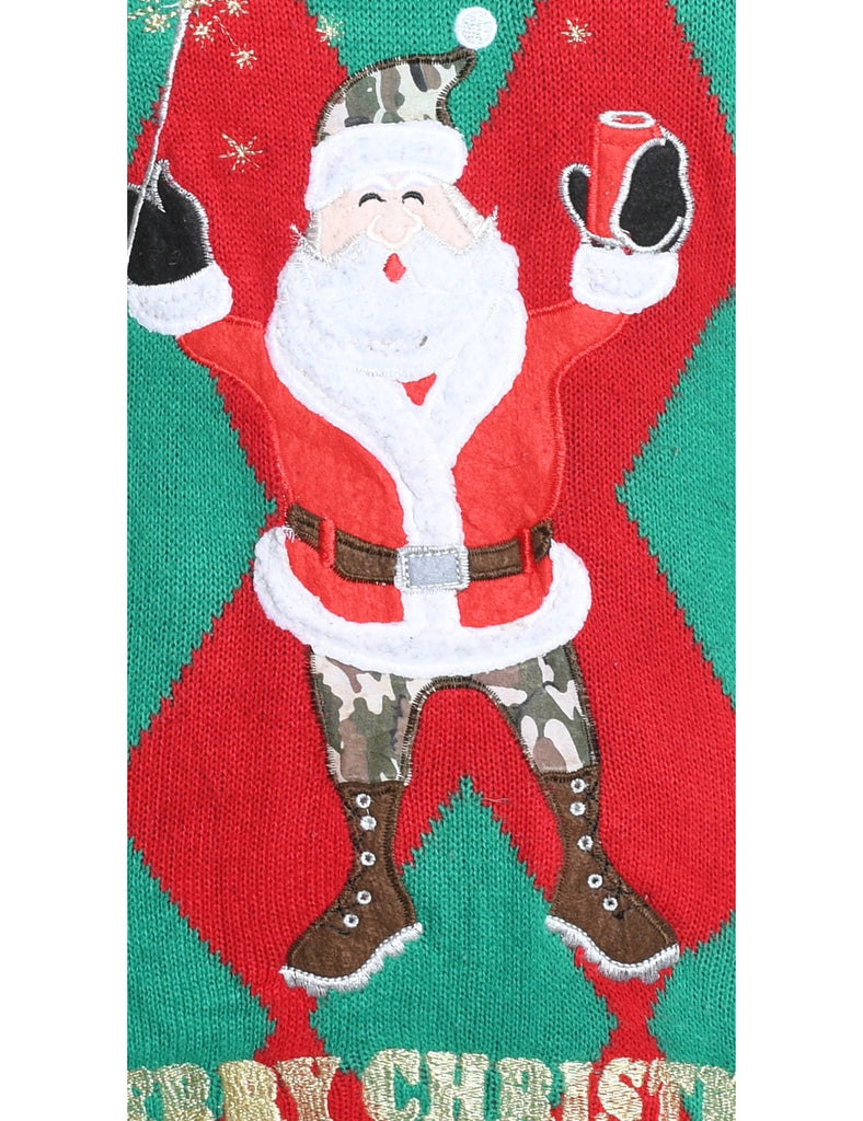 Santa Claus Christmas Jumper - S
