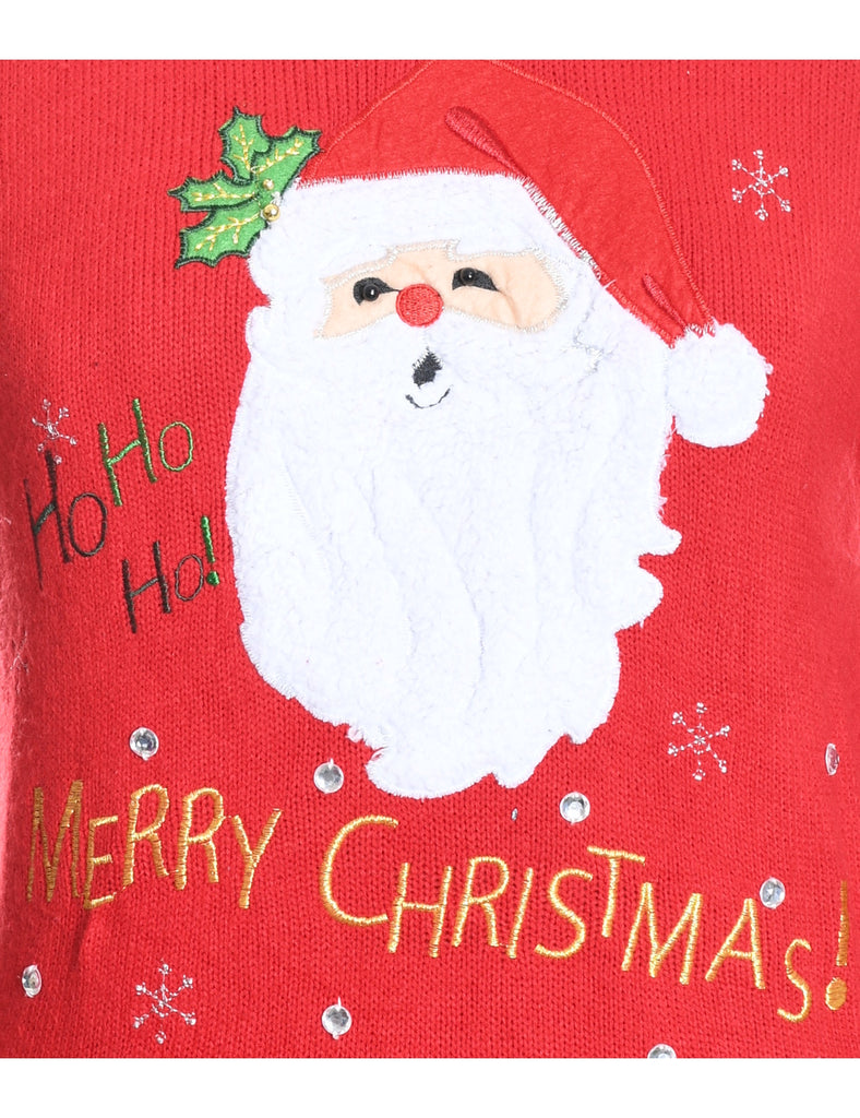 Santa Claus Christmas Jumper - S