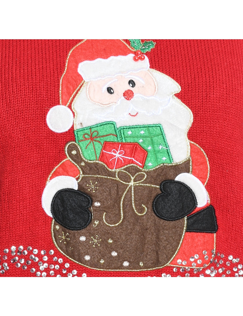 Santa Claus Christmas Jumper - S