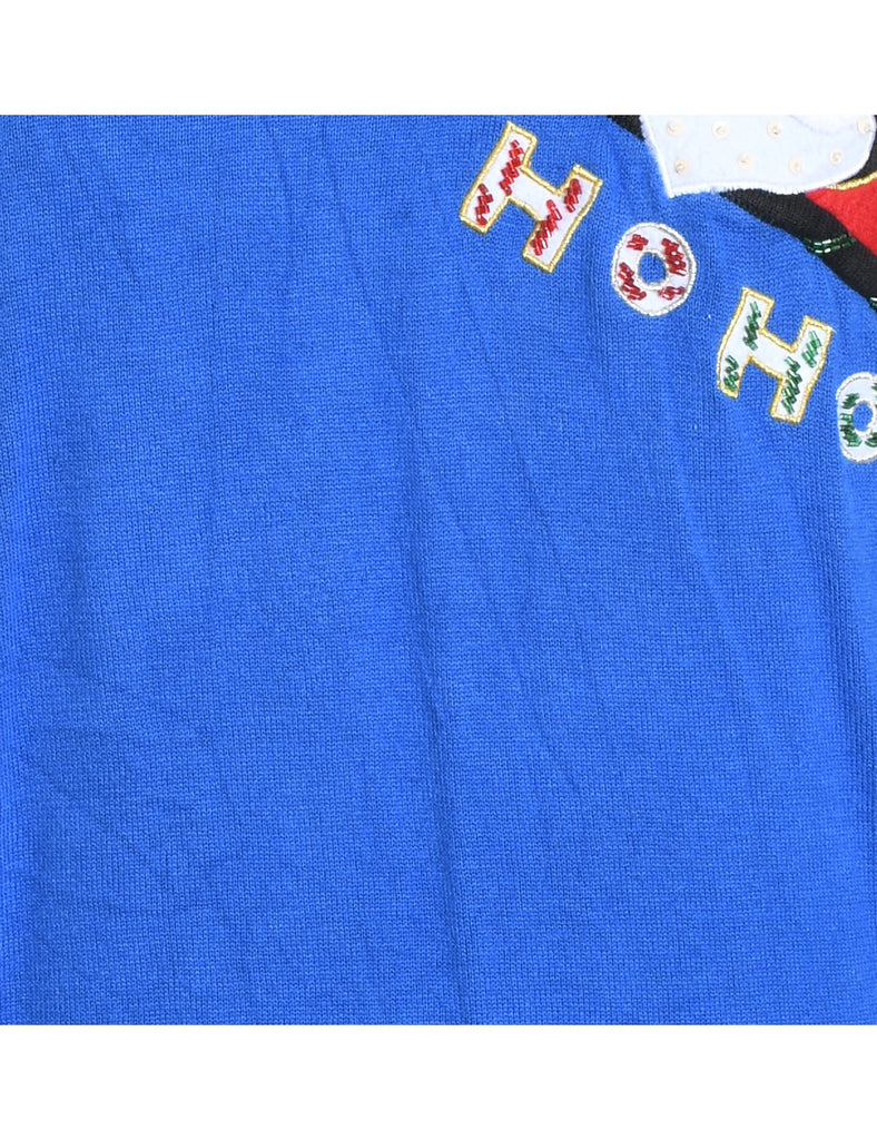 Santa Claus Christmas Jumper - L