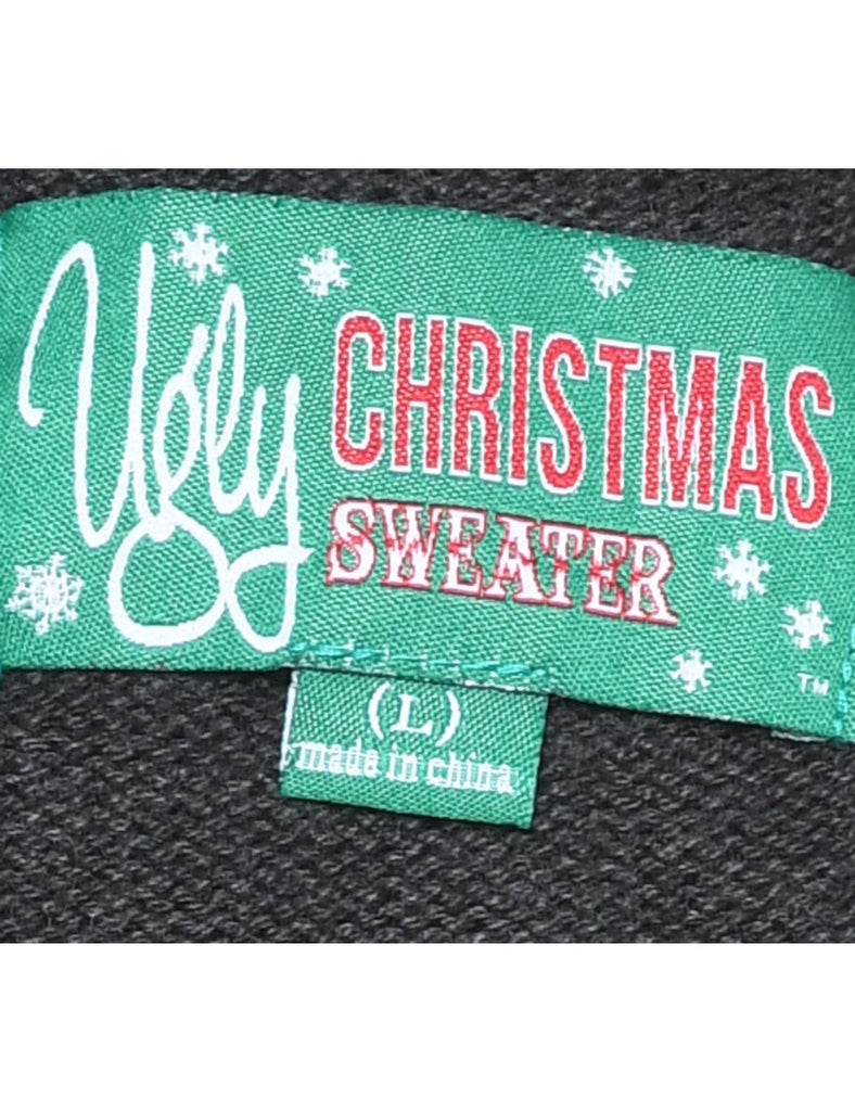 Santa Claus Christmas Jumper - L