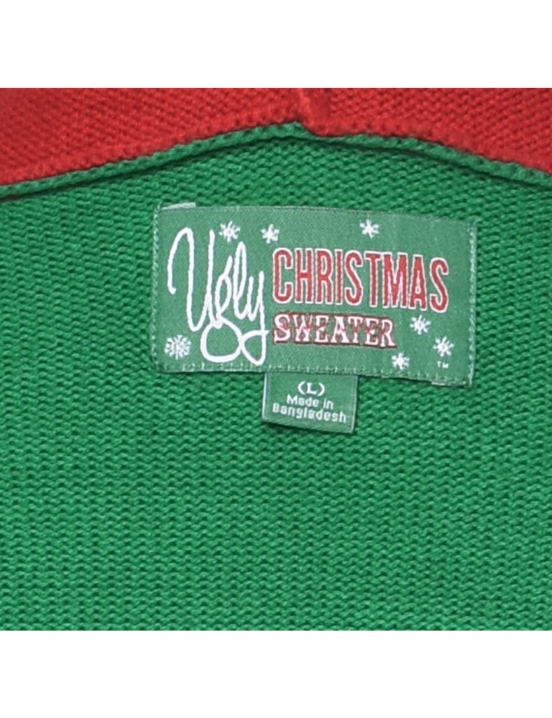 Santa Claus Christmas Jumper - L