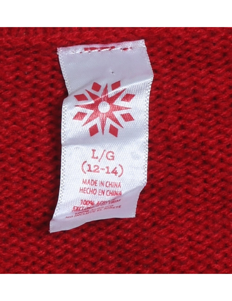 Santa Claus Christmas Jumper - L