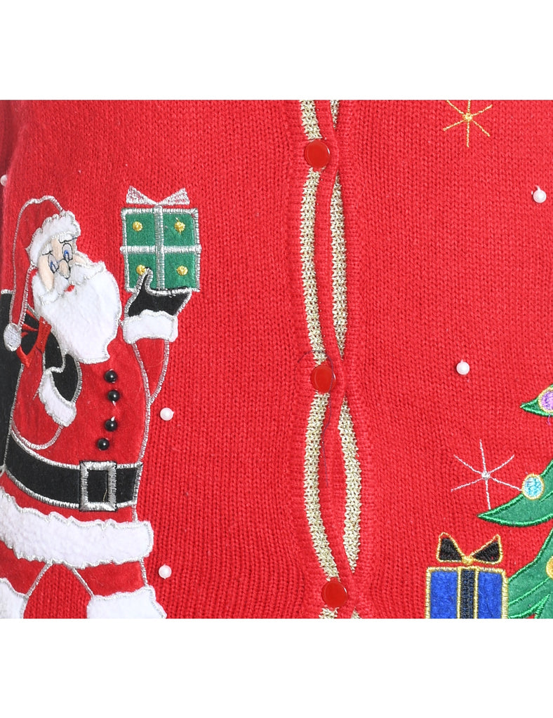 Santa Claus Christmas Sweater Vest - S