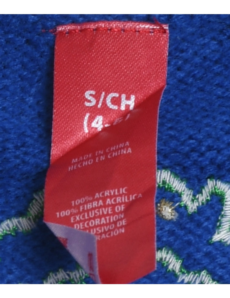 Santa Claus Christmas Sweater Vest - S