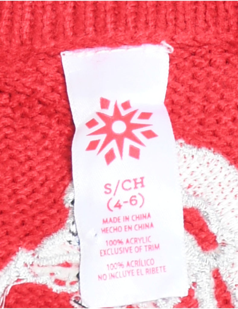 Santa Claus Christmas Sweater Vest - S