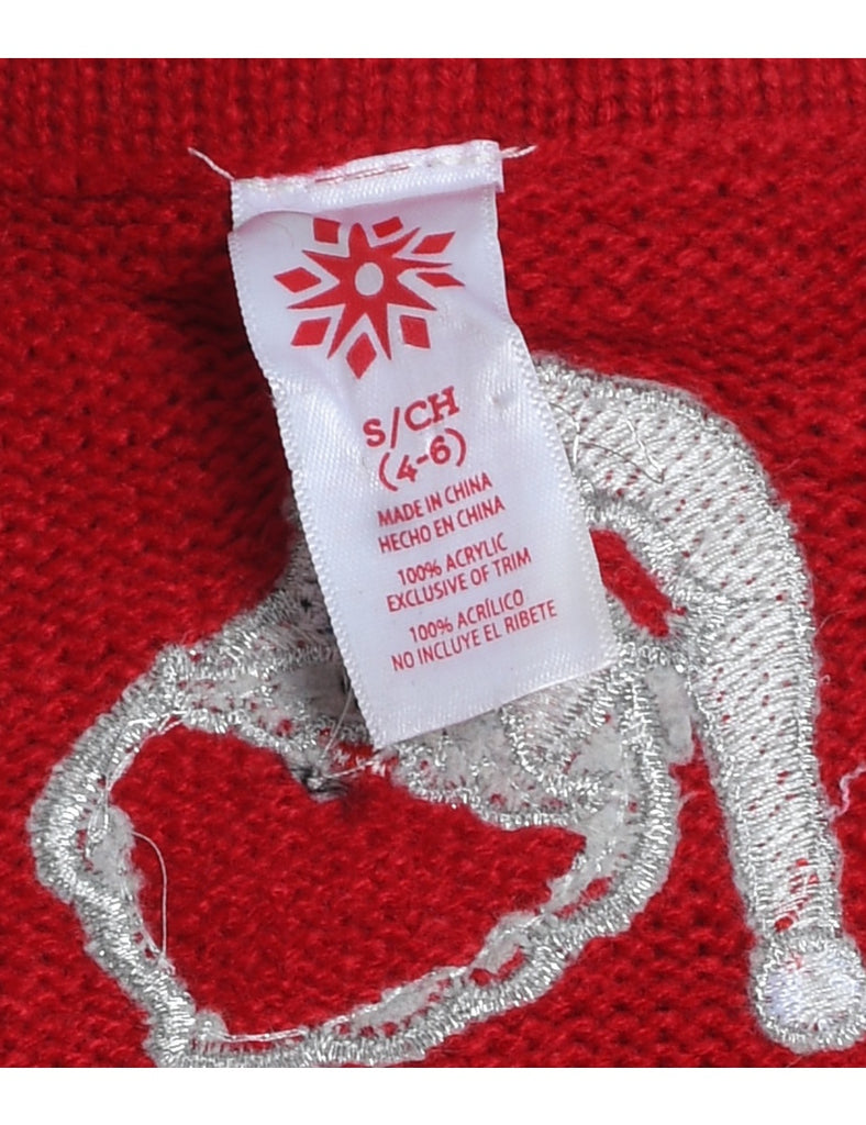 Santa Claus Christmas Sweater Vest - S