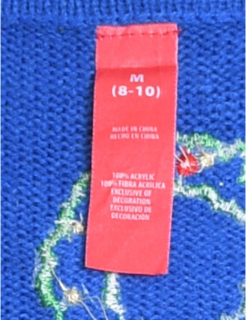 Santa Claus Christmas Sweater Vest - M