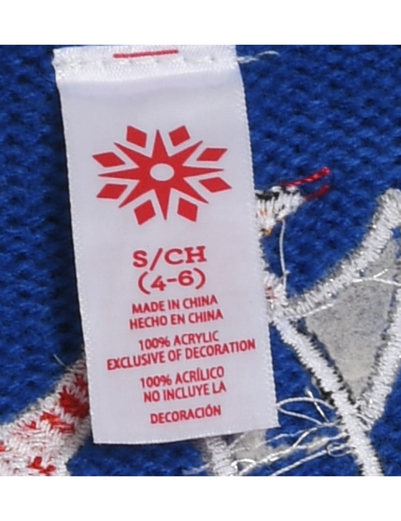 Santa Claus Christmas Sweater Vest - S