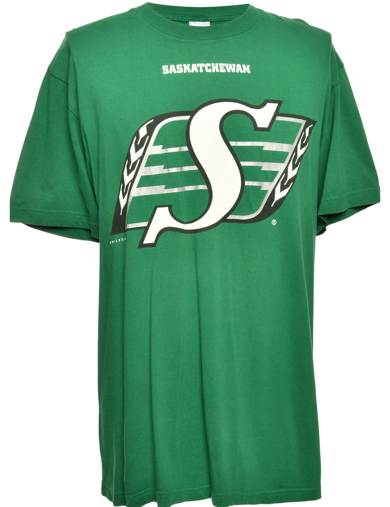 Saskatchewan Green Sports T-shirt - L