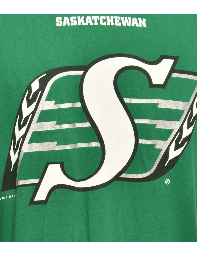 Saskatchewan Green Sports T-shirt - L