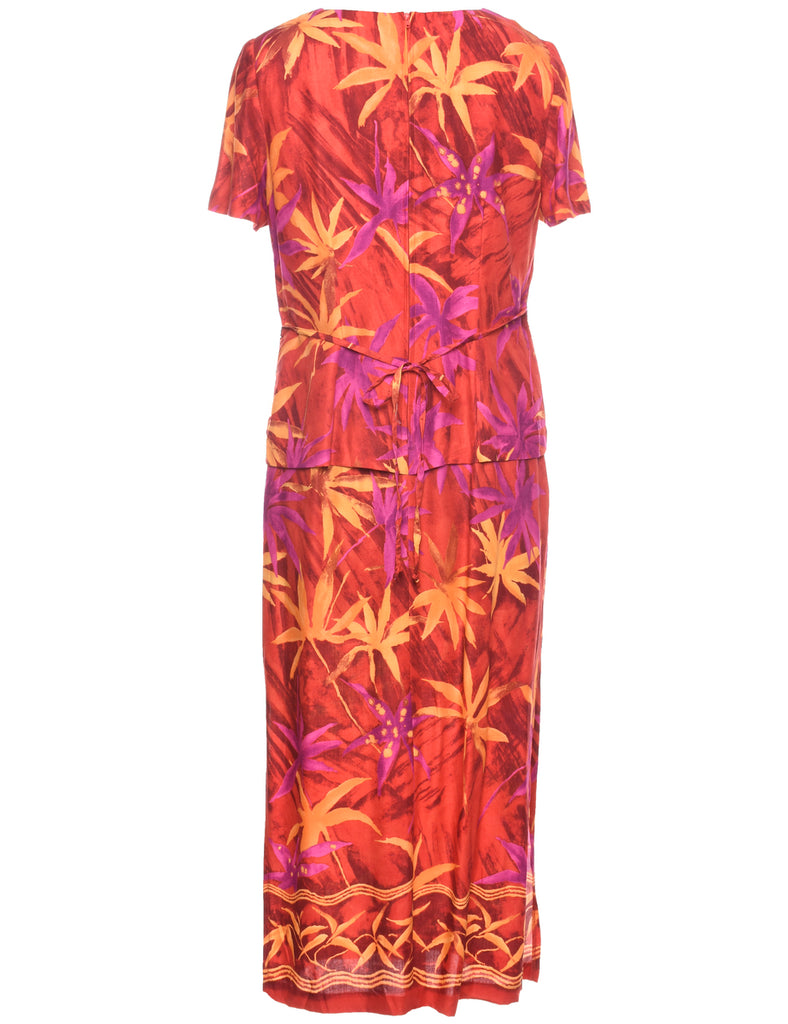 Scarlett Floral Print Dress - L