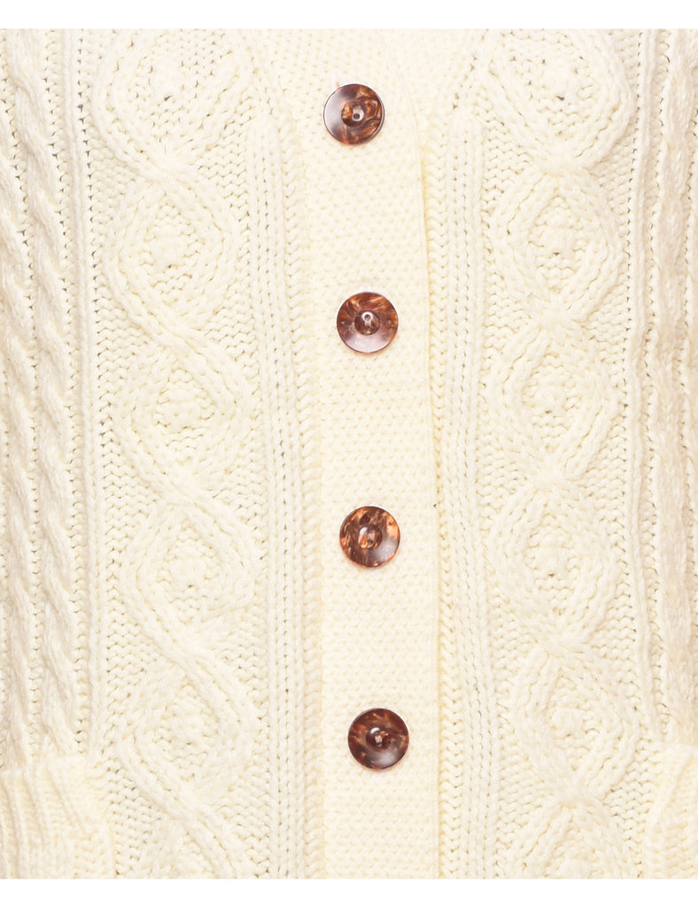 Sears Cable Knit Cardigan - M