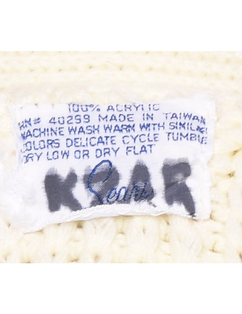 Sears Cable Knit Cardigan - M