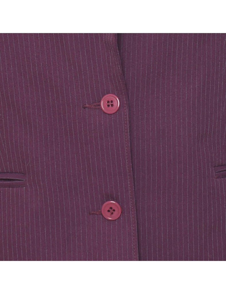 Sears Pinstriped Blazer - M