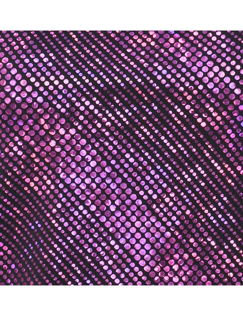 Sequined Cropped Top - XS