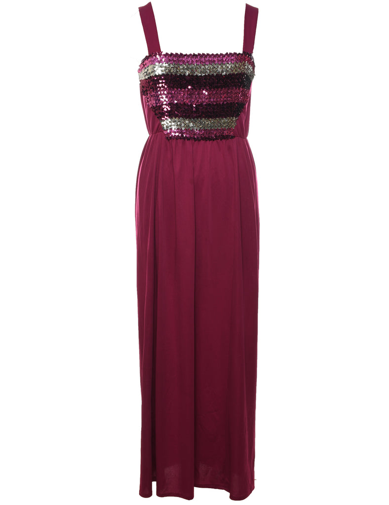 Sequined Evening Dress - S