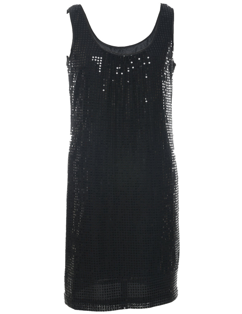 Sequined Evening Dress - L