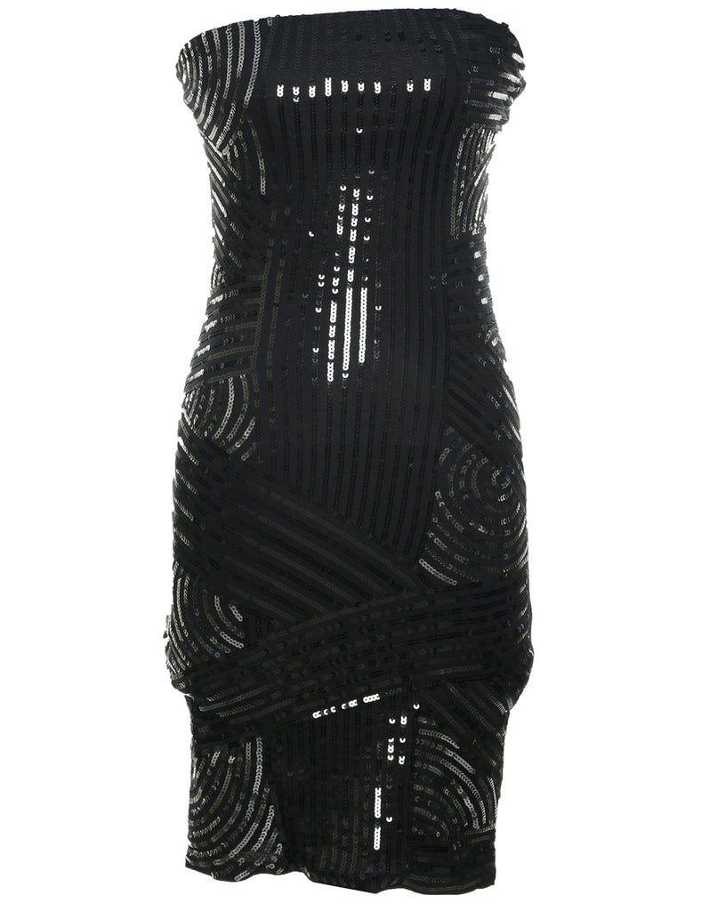 Sequined Evening Dress - XS