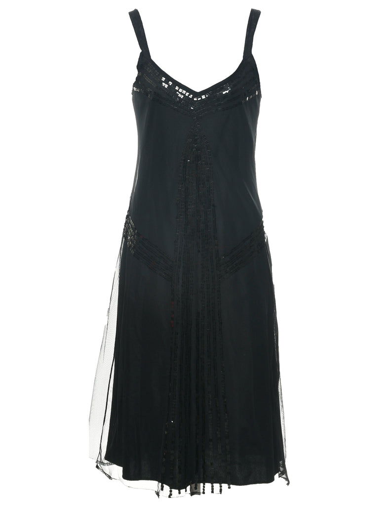 Sequined Evening Dress - S