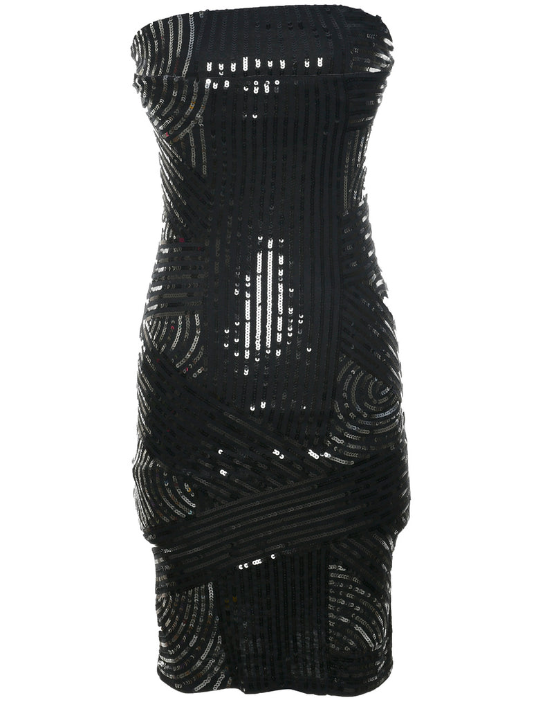 Sequined Evening Dress - XS