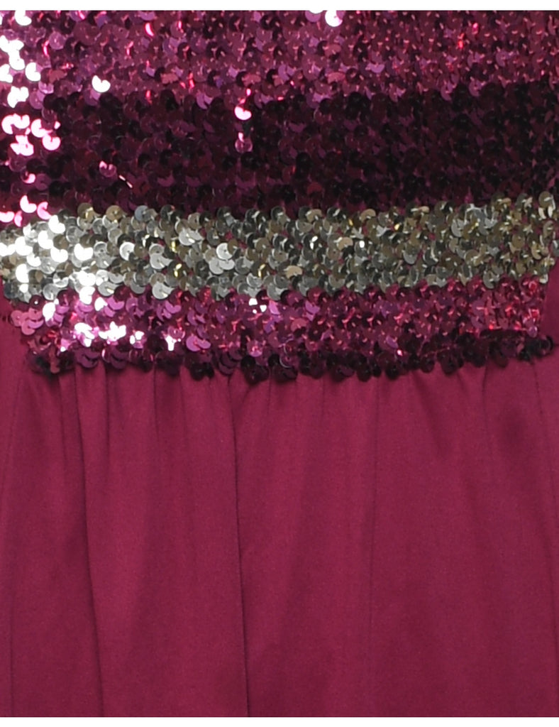 Sequined Evening Dress - S