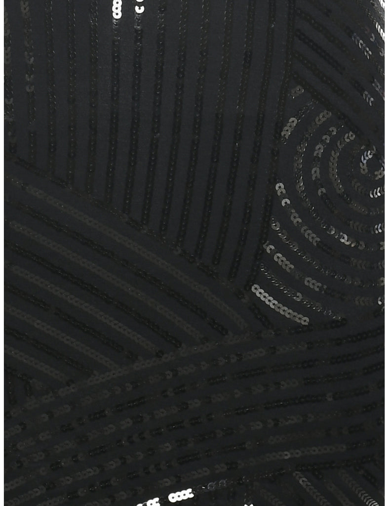 Sequined Evening Dress - XS