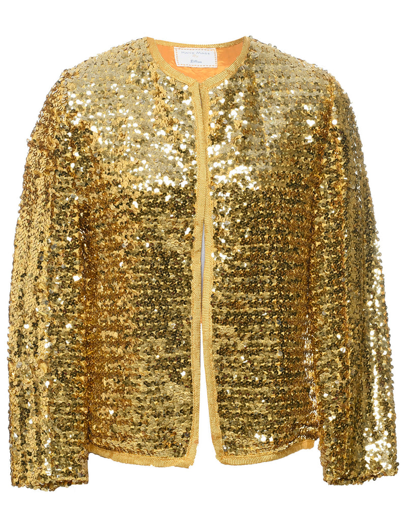 Sequined Evening Jacket - M