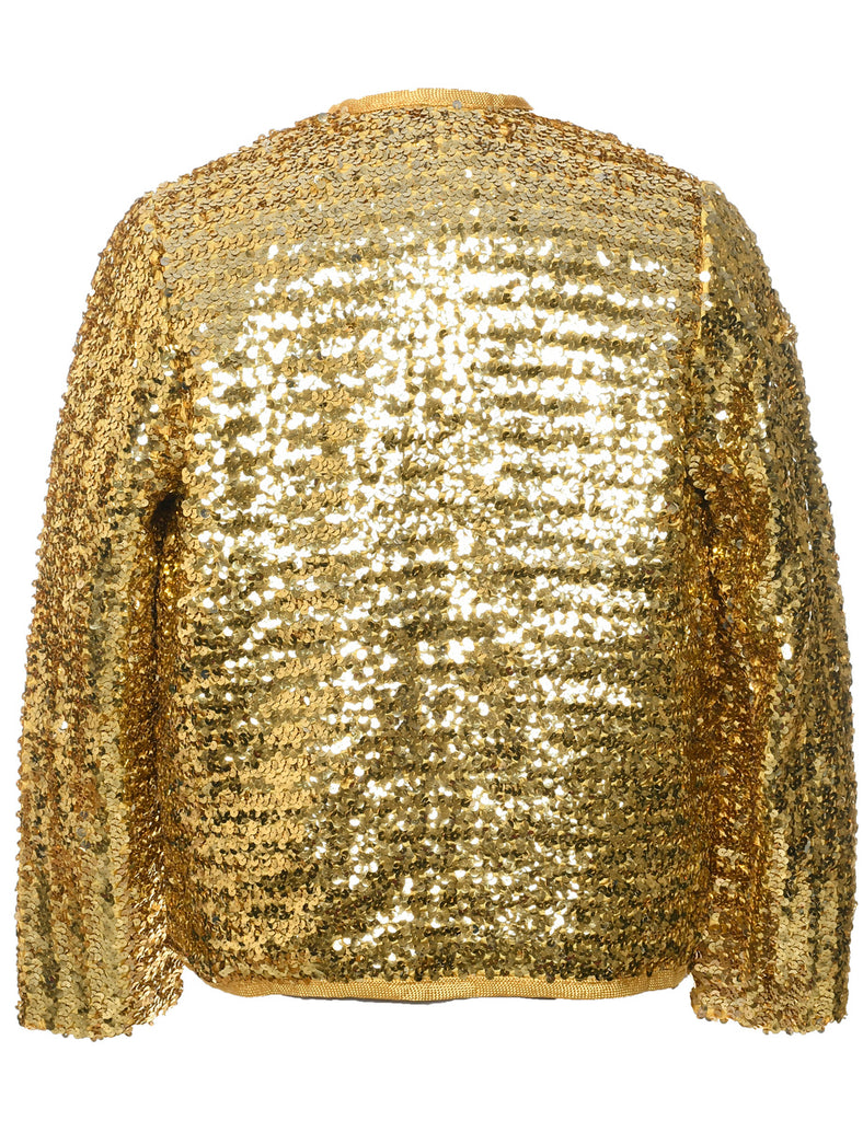 Sequined Evening Jacket - M