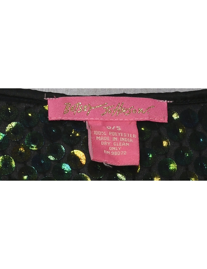 Sequined Evening Jacket - S