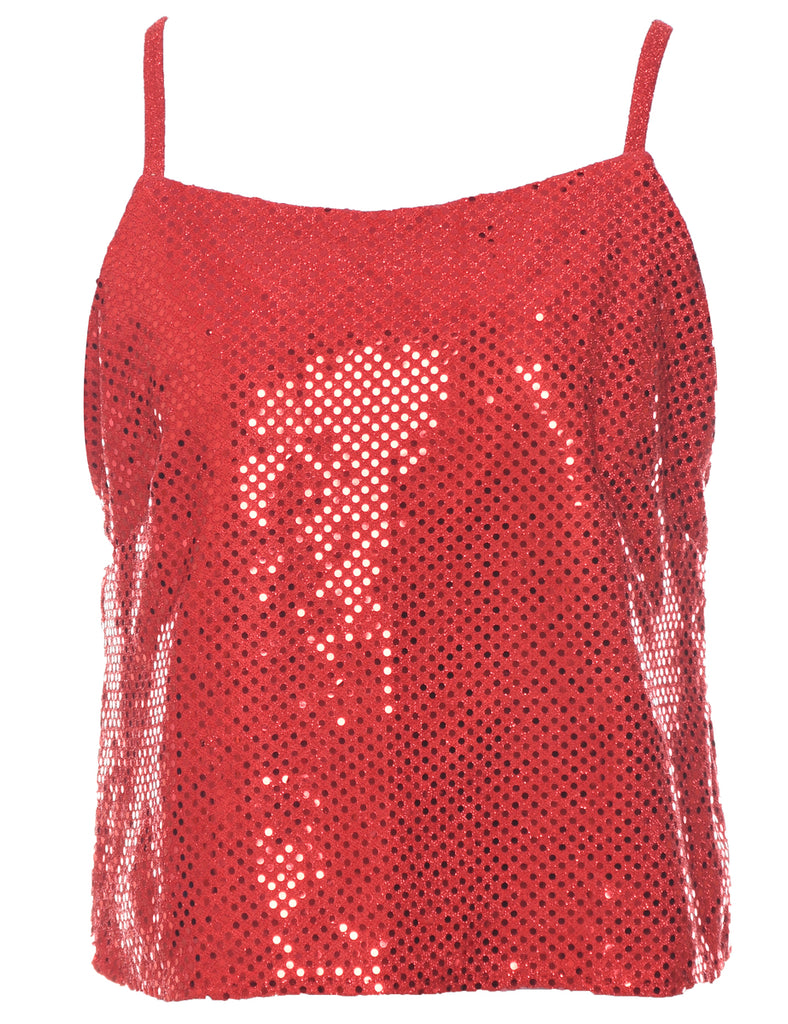 Sequined Evening Top - M