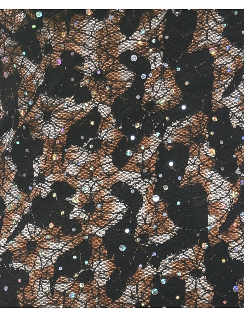 Sequined Evening Top - S