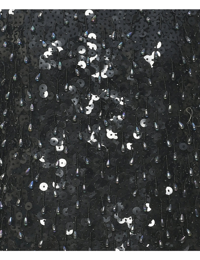 Sequined Evening Top - L