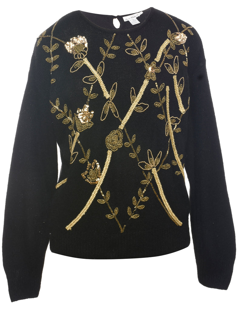 Sequined Jumper - L